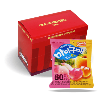 Caja Gomita Durazno y Pera Asiatica 97g x 36