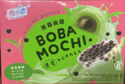 Caja Mochi Relleno Te con Leche y Matcha 180g x 24