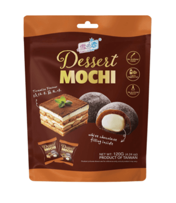 Caja Bolsa Mochi Relleno Tiramisu 120g x 12