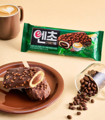 Caja Helado Paleta Encho Bar Cafe Bañado chocolate 85ml x 40