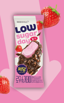 Caja Helado Paleta Frutilla Bañado Chocolate Bajo Azucar 90ml x 30