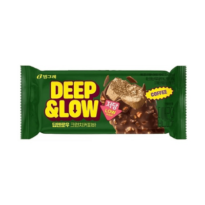 Caja Helado Paleta Cafe Bañado Chocolate y Mani Deep & Low 90ml x 241