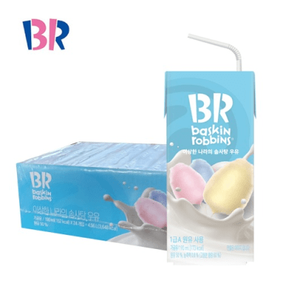 Caja Tetrapack Leche  con Algodon de Azucar 190ml x 24