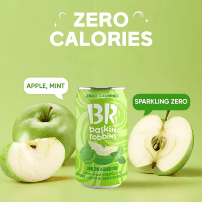 Caja Gaseosa Manzana Menta Zero 350ml x 24