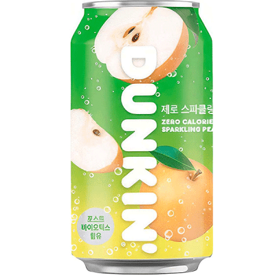 Caja Dunkin Zero Gaseosa Pera 350ml x 24