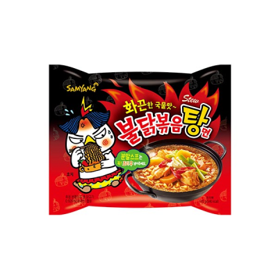 Caja Fideos Inst. Buldak Pollo Picante Salteado (Rojo) 145g x 32