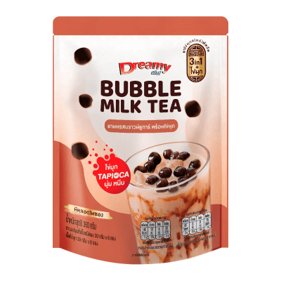 Caja Bubble Tea Inst. con Leche y Azucar Morena 360g x 12