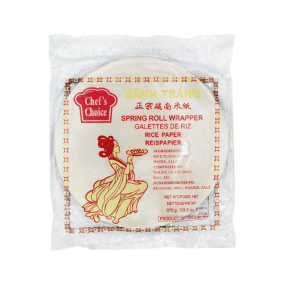 Caja Papel de Arroz Redondo) 16cm 375g x 30