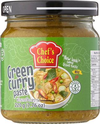 Caja Pasta de Curry Thai verde 220g x 12