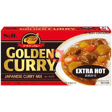 Caja Curry Golden en Cubitos Mix Salsa Extra Picante 220g x 10