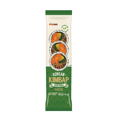 Caja Roll Kimbap  Vegetales 220g x 32 (Congelado)1