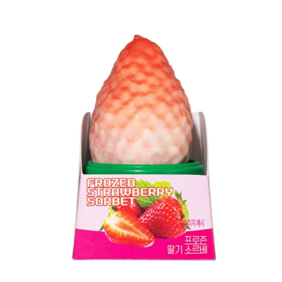 Caja Helado Forma de Frutilla Relleno 75g x 121