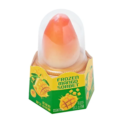 Caja Helado Forma de Mango Relleno 75g x 121