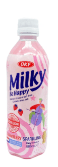 Caja Bebida Milky Milky Be Happy Frutilla 500ml x 201
