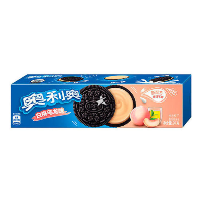 Caja Galleta Oreo Relleno Durazno con Te Oolong 97g x 24 (7903)1