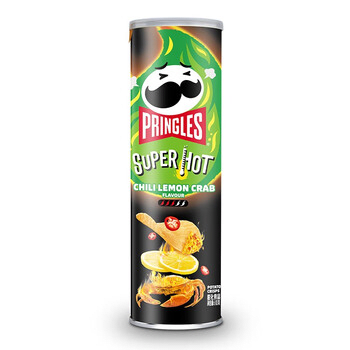 Caja Papa Frita Pringles Cangrejo Picante con Limon 110g x 20 (1