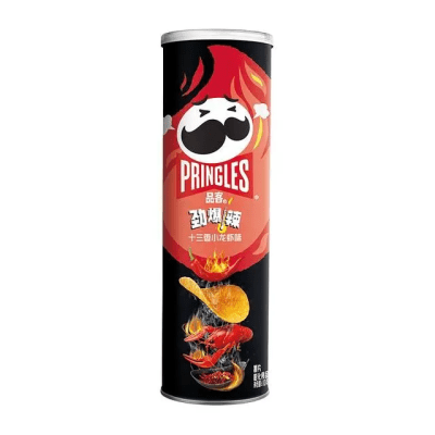 Caja Papa Frita Pringles Langosta Super Picante 110g x 20 (3411)1