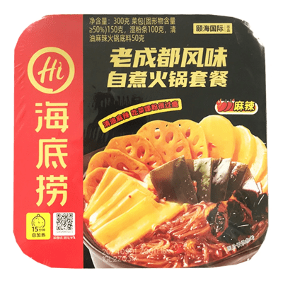 Caja Hot Pot Inst. Mixto Extra Picante 300g x 181