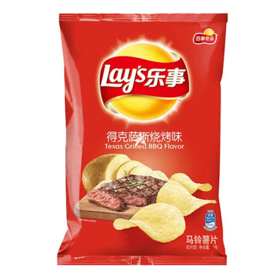 Caja Papa Frita Bolsa Lay's Ajo BBQ 70g x 22 (9202)