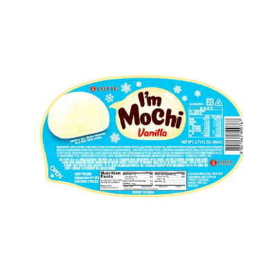Caja Helado Mochi Relleno Vainilla 80ml x 24