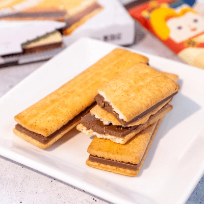 Caja Galleta Rellena Chocolate 125g x 24