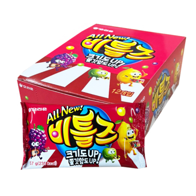 Caja Masticables de Fruta Mix All New 57g x 72