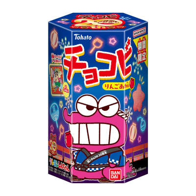 Caja Galleta Chocobi Shin Chan Manzana con caramelo 18g x 48 (88582-1)