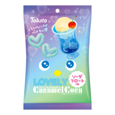 Caja Snack Maiz Caramelo Forma Corazon Soda Cream 43g x 12