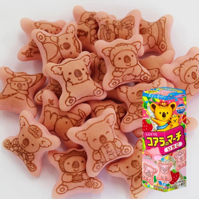 Caja Galleta Forma Koala Frutilla 46g x 80 (20555)