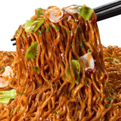 Caja Fideo Inst. Pote Yakisoba Con Furikake Calamar 166g x 12 (GLYS)