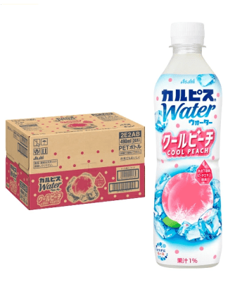 Caja Agua Calpis Durazno 490ml x 24