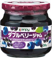 Caja Mermelada Kanpy Doble Bluberry 300g x 12