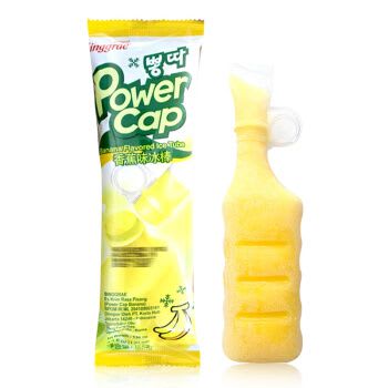 Caja Helado Power Cap Banana 130ml x 24