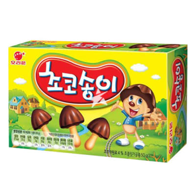 Caja Galleta Forma Hongo con Chocolate 41g x 28