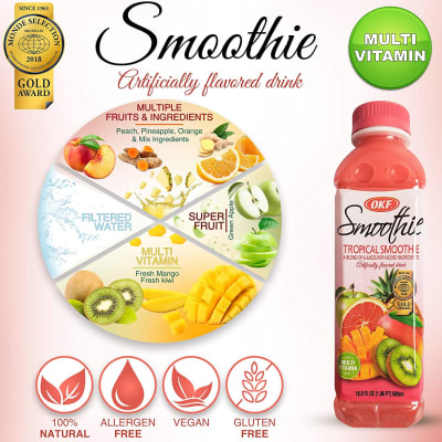 Caja Smoothie Tropical 500ml x 201