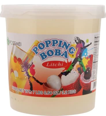 Caja Popping Boba Lychee 3.2L x 4