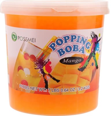 Caja Popping Boba Mango 3.2L x 4