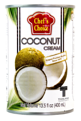 Caja Crema De Coco En Lata (Chef´s Choice) 400ml x 24