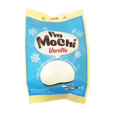 Caja Helado Mochi Bolsa Relleno Vainilla 80ml x 302