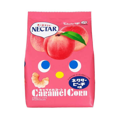 Caja Snack Maiz Caramelo Con Durazno (Tohato) 88Gr x12