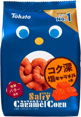 Caja Snack Maiz Caramelo (Salado) (Tohato) 88Gr x12.