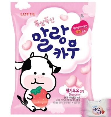 Caja Masticables De Frutilla Con Leche 79g x 201