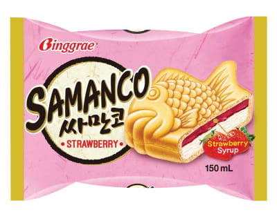 Caja Binggrae Helado Samanco Frutilla 150ml x 24