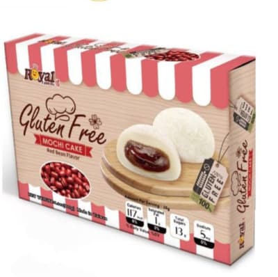 Caja Mochi Poroto Rojo Gluten Free 210g x 24 Royal Family1