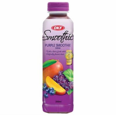 Caja Jugo Smoothie Uva Morada, Arandano y Mango (Purple) 350ml x 201