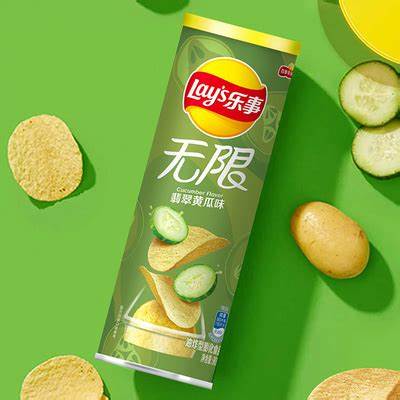 Caja Papas Fritas Lay´s Con Sabor Pepino 90g x 24