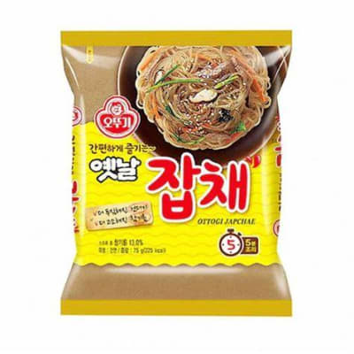 Caja Ramen Fideo Camote Inst. japchae 75g  x 32