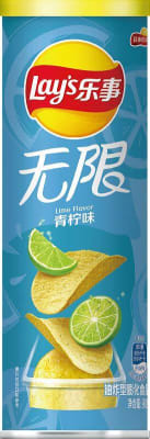 Caja Papas Fritas Lay´s Con Sabor Limon 90g x 24