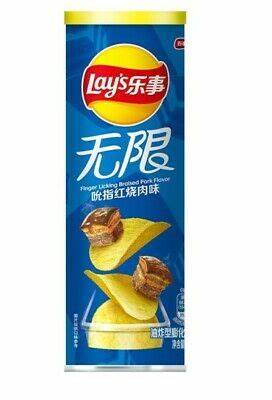 Caja Papas Fritas Lay´s Con Sabor Cerdo Marinado 90g x 24