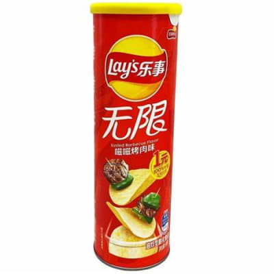 Caja Papas Fritas Lay´s Con Sabor BBQ 90g x 241